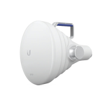 Antena Sectorial 30° tipo Horn para Multipunto, 19.5 dBi. Rango extendido 5.15 - 6.875 GHz. Alto aislamiento al ruido. Compatible solo con AF5XHD, RP5ACGEN2 y LTURocket
