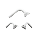 Montaje universal flexible para instalación en poste o pared, compatible con equipos Ubiquiti, Mimosa, Cambium y Altai
