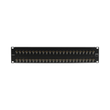 Patch Panel UltraMAX. UTP, Precargado con Jacks Cat6A, 48 Puertos, Plano, 2U