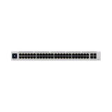 UniFi Switch USW-Pro-48-POE Gen2, Capa 3 de 48 puertos PoE 802.3at/bt + 4 puertos 1/10G SFP+, 600W, pantalla informativa