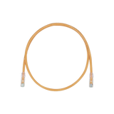 Cable de Parcheo, UTP Cat5e, Diámetro Reducido (28AWG), Color Naranja, 1 ft