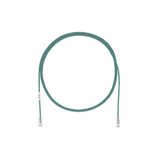 Cable de Parcheo TX6, UTP Cat6, Diámetro Reducido (28AWG), Color Verde, 10ft