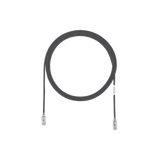 Cable de Parcheo TX6, UTP Cat6, Diámetro Reducido (28AWG), Color Negro, 3ft