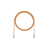Cable de Parcheo TX6, UTP Cat6, Diámetro Reducido (28AWG), Color Naranja, 3ft