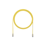 Cable de Parcheo TX6, UTP Cat6, Diámetro Reducido (28AWG), Color Amarillo, 3ft
