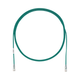 Cable de Parcheo TX6, UTP Cat6, Diámetro Reducido (28AWG), Color Verde, 5ft