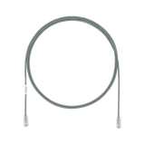 Cable de Parcheo TX6, UTP Cat6, Diámetro Reducido (28AWG), Color Gris, 5ft