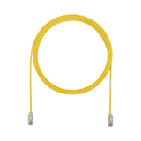 Cable de Parcheo TX6, UTP Cat6, Diámetro Reducido (28AWG), Color Amarillo, 5ft
