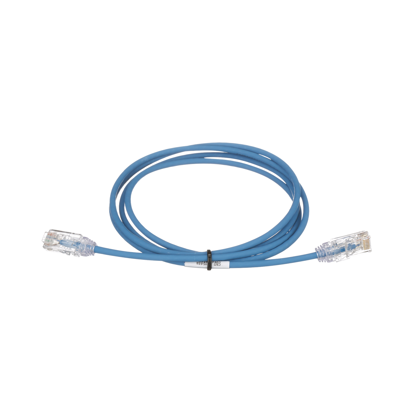 Cable de Parcheo TX6, UTP Cat6, Diámetro Reducido (28AWG), Color Azul, 7ft