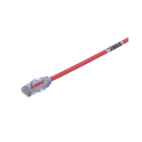 Cable de Parcheo UTP Cat6A, CM/LSZH, Diámetro Reducido (28AWG), Color Rojo, 10ft
