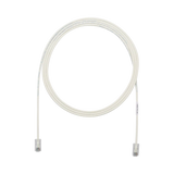 Cable de Parcheo UTP Cat6A, CM/LSZH, Diámetro Reducido (28AWG), Color Blanco Mate, 20ft