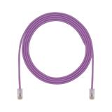 Cable de Parcheo UTP Cat6A, CM/LSZH, Diámetro Reducido (28AWG), Color Violeta, 3ft