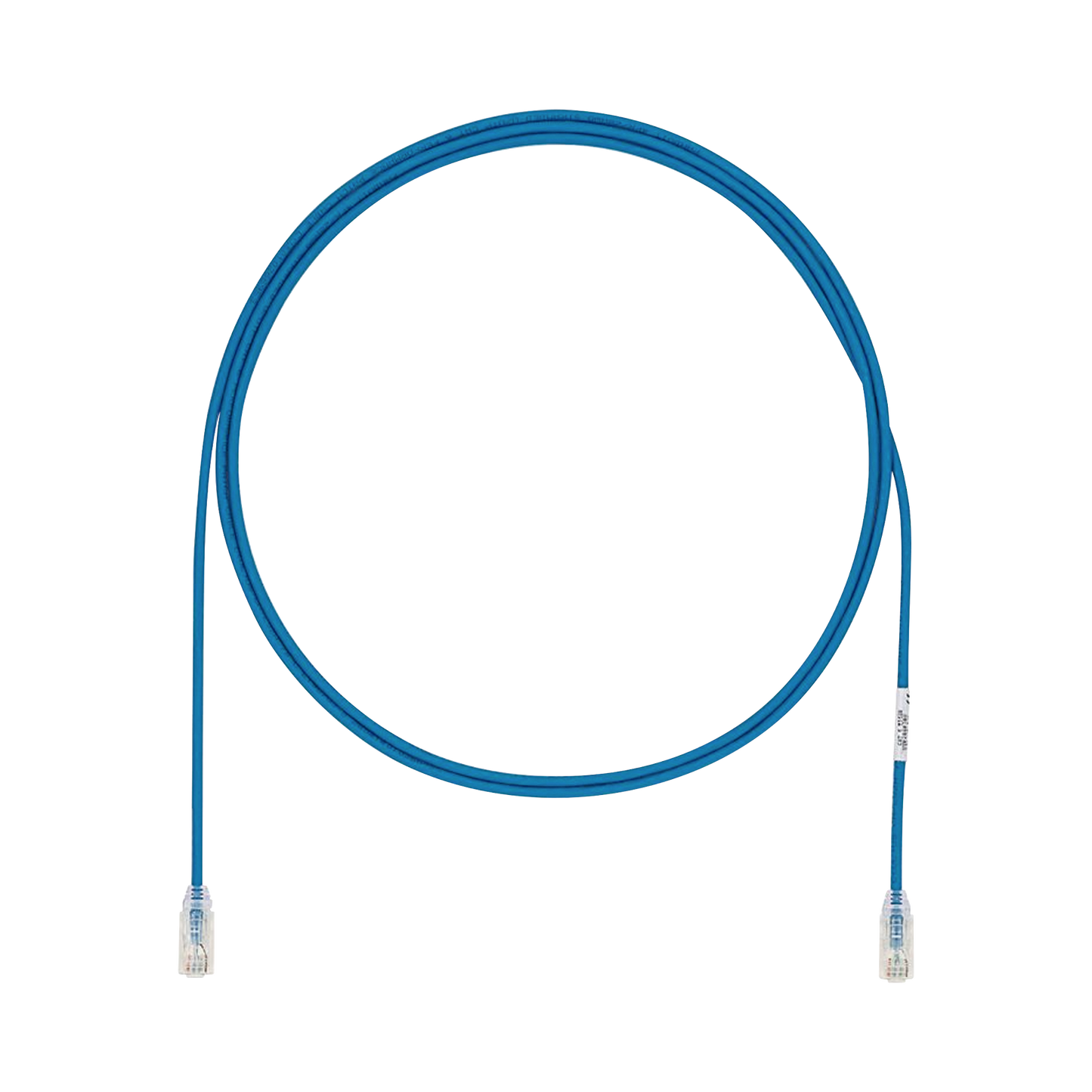 Cable de Parcheo UTP Cat6A, CM/LSZH, Diámetro Reducido (28AWG), Color Azul, 5ft