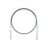 Cable de Parcheo UTP Cat6A, CM/LSZH, Diámetro Reducido (28AWG), Color Gris, 5ft