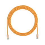 Cable de Parcheo UTP Cat6A, CM/LSZH, Diámetro Reducido (28AWG), Color Naranja, 5ft