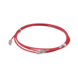 Cable de Parcheo UTP Cat6A, CM/LSZH, Diámetro Reducido (28AWG), Color Rojo, 7ft