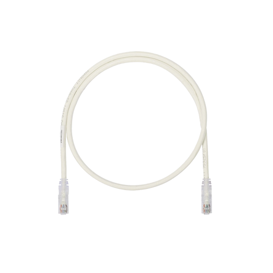 Cable de Parcheo UTP, Cat6A, 24 AWG, CM, Color Blanco, 10ft
