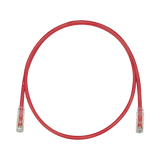 Cable de Parcheo TX6, UTP Cat6, 24 AWG, CM, Color Rojo, 16ft