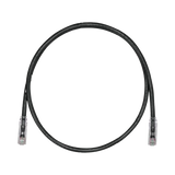 Cable de Parcheo TX6, UTP Cat6, 24 AWG, CM, Color Negro, 3 ft.