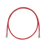 Cable de Parcheo TX6, UTP Cat6, 24 AWG, LSZH, Color Rojo, 8 metros