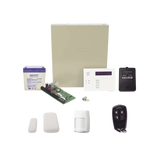 Kit inalámbrico de panel VISTA48 con teclado 6160RF receptor inalámbrico, 2 contactos magneticos, 1 PIR 5800PIR, 1 Control Remoto 58344, Batería y Transformador