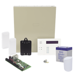Panel de Alarma VISTA48LA Teclado Alfanumérico con Receptor Inalámbrico, Batería, Transformador, Sensor de Movimiento y 2 Contactos Magnéticos Inalámbricos SFire