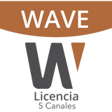 Licencia de 5 Canales de Wisenet Wave Profesional