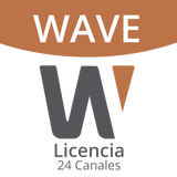 Licencia de 24 Canales de Grabación Wisenet Wave Profesional