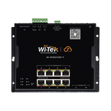 Switch L2 PoE Industrial / Administración Cloud Gratuita / 8 Puertos PoE af/at/bt 10/100/1000 Mbps / 2 Puertos SFP Gigabit / Máx Presupuesto PoE 145 W / Montaje Magnético - Riel DIN.