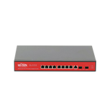 Switch Administrable Capa 2 de 8 puertos 10/100/1000 PoEaf/at + 2 x SFP Gigabit, con respaldo para energía solar
