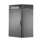 Gabinete de Montaje en Pared TrueEdge™, Con 9 UR para Equipo Activo y 9 UR para Paneles de Parcheo, Fabricado en Acero, Color Negro