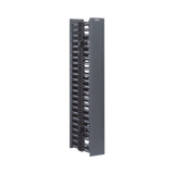Organizador Vertical NetRunner, Doble (Frontal y Posterior), de 22.5 UR, 4.9in de Ancho, Color Negro