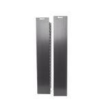 Organizador Vertical NetRunner, Doble (Frontal y Posterior), para Rack Abierto de 45 Unidades, 6.7in de Ancho, Color Negro