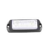 Luz Auxiliar Ultra Brillante de 8 LED, color Ámbar / Claro , con mica transparente.