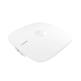 Access Point cnPilot XE3-4 WiFi 6/6E 802.11ax (2.4, 5 y 6 GHz), 3 radios definidos por software (SDR), MU-MIMO 4x4, Políticas de control de aplicaciones, hasta 1,500 clientes, gestión desde la nube, hasta 6.6 Gbps.