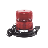 Baliza LED color rojo con montaje magnético de succión de 7" de altura
