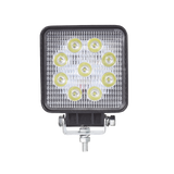 Luz de trabajo de 9 LED , 2300 Lúmenes, 27 Watts, 10-30 Vcc, IP67