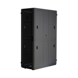 Gabinete FlexFusion™ XGL (Light) para Centros de Datos, 42 UR, 800 mm de Ancho, 1200 mm de Profundidad, Fabricado en Acero, Color Negro