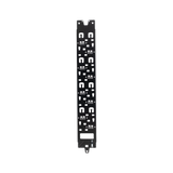 Panel Administrador de Cables Vertical para Gabinete FlexFusion™ de 42RU, Acepta Anillos en D, Anillos S1DR, S2DR y L; S1LR, S2LR, Color Negro