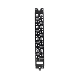 Panel Administrador de Cables Vertical para Gabinete FlexFusion™ de 45RU, Acepta Anillos en D, Anillos S1DR, S2DR y L; S1LR, S2LR, Color Negro