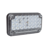 Luz de Advertencia de 7X4", Color Claro, Con Luz de Trabajo, Ideal para Ambulancias