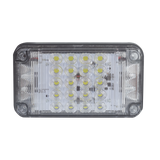 Luz de Advertencia de 7X4", Color Claro, Con Luces de Trabajo, Ideal para Ambulancias