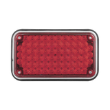 Luz de Advertencia de 6X4", Color Rojo, Ideal para Ambulancias