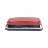 Luz de Advertencia de 6X4", Color Rojo, Ideal para Ambulancias