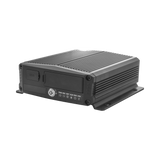 DVR Móvil / Multiplataforma / 4 Canales AHD + 2 canales IP/ Almacenamiento en Memoria Micro SD / H.265 / Chip IA Embebido / Soporta 4G / GPS