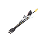 Cable adaptador / posibilita la inclusión de un canal IP, incorpora salida de video conector tipo aviación 4 pines y datos RS485 / compatible con modelo XMR406NAHD