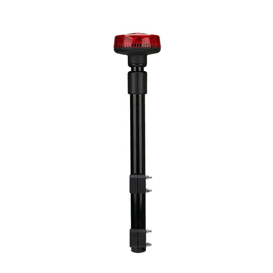 Luz telescópica Ultra Brillante Para Motocicleta, 9 LED, Color Rojo