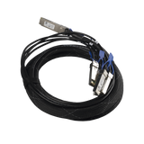 (XQ+BC0003-XS+) Cable de conexion 100G QSFP28 a 4 x 25G SFP28 o 40G QSFP+ a 10G SFP+, 3m