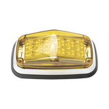 Luz de advertencia 8 X 4", Color Ámbar, IP67, SAE,  Ideal para Ambulancias