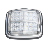 Luz de advertencia de 8 X 6", Color Rojo / Claro, SAE,  IP67, Ideal para Ambulancias
